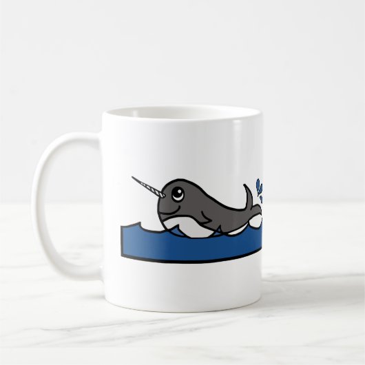 Mug Splash Narwhal (Gauche)