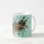 Mug Splash Vert Pastel Personnalisé (Devant droit)