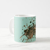 Mug Splash Vert Pastel Personnalisé (Devant gauche)