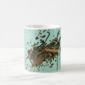 Mug Splash Vert Pastel Personnalisé (Centre)