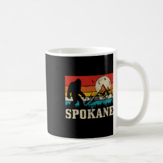 Mug Spokane Washington Bigfoot Vintage Mountain Hunter