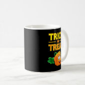 Mug Spookley le Citrouille Carré Trick ou Treat Hallow (Devant droit)