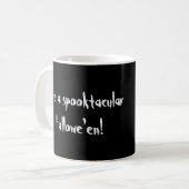 Mug Spooktacular Halloween Lune et chat (Devant gauche)