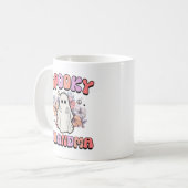Mug Spooky Grandma,Funny Halloween Ghost (Devant gauche)
