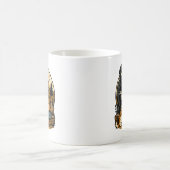 Mug Spooky Grim Reaper with Girl and Dog Skeleton Art (Centre)