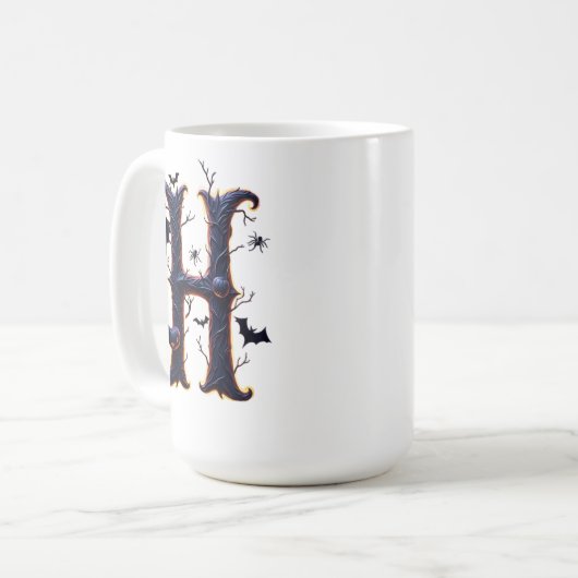 Mug Spooky Letter H Men (Devant gauche)