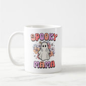 Mug Spooky Mama Funny Halloween Ghost (Gauche)