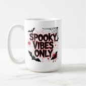Mug Spooky Vibes Only Aesthetic Design-67503 (Gauche)