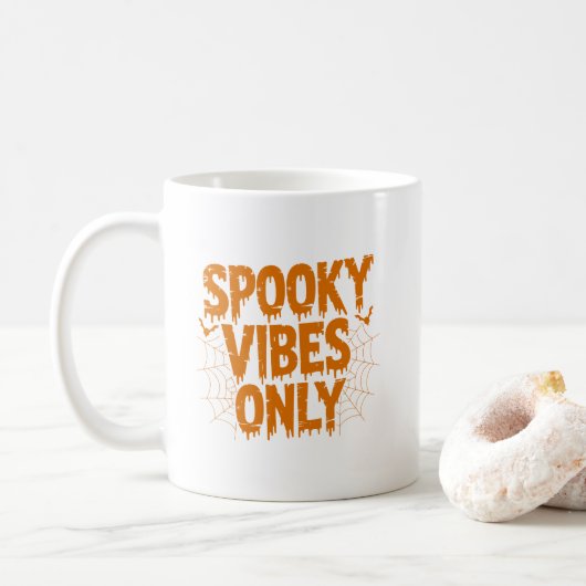 Mug Spooky Vibes Only Halloween (Avec donut)