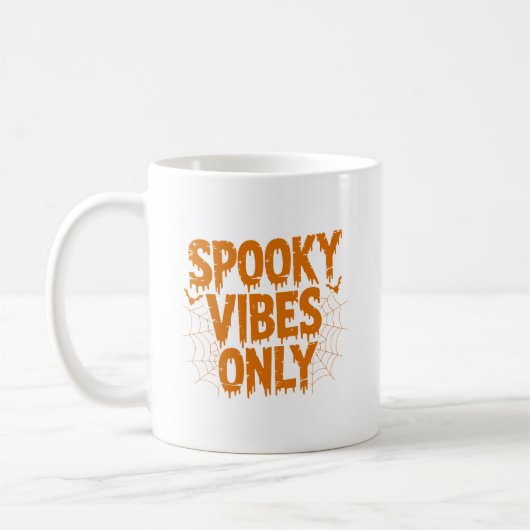 Mug Spooky Vibes Only Halloween (Gauche)