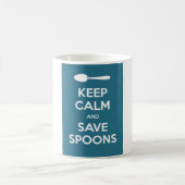 Mug Spoonie-Gardez le calme et sauvez la maladie (Centre)