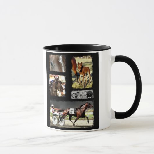 Mug Sport de course d'attelages (Droite)