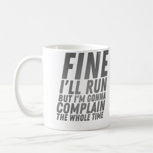 Mug Sport de course et de jogging amusant (Gauche)