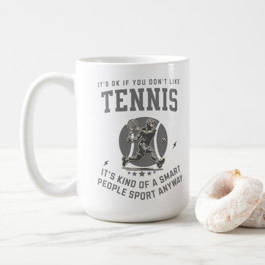 Mug Sport de tennis Smart Retro (Avec donut)