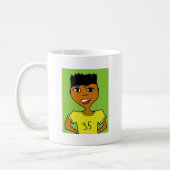 Mug sport dessin animé pour enfant noir (Gauche)