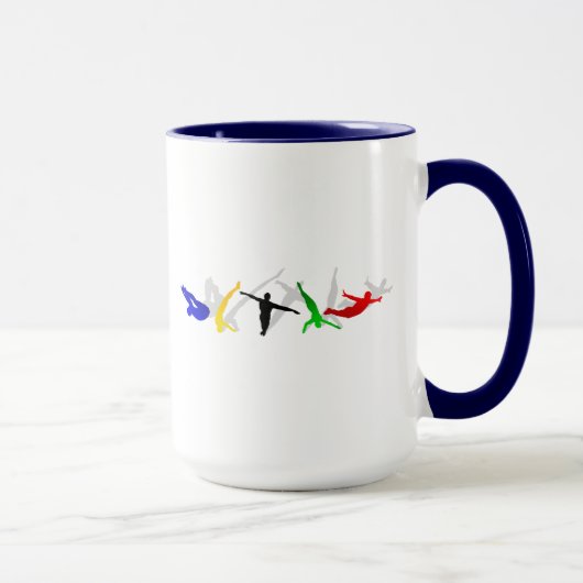Mug Sport élevé de plate-forme de tremplin de plongée (Droite)