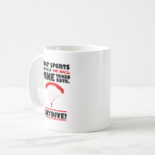 Mug sport et skydive, Mine prend les deux (Devant gauche)