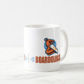 Mug Sport hivernal amusant de snowboard (Devant droit)