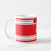 Mug Sport rouge et blanc Jersey de basket-ball (Gauche)