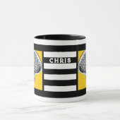 Mug sportif de crosse personnalisée (Centre)