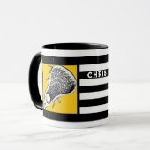 Mug sportif de crosse personnalisée (Devant gauche)