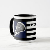 Mug sportif de crosse personnalisée (Devant gauche)