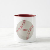 Mug Sports de baseball personnalisés (Centre)