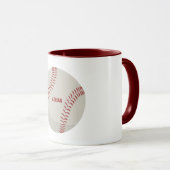 Mug Sports de baseball personnalisés (Devant droit)