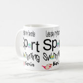 Mug Sports de natation (Devant gauche)