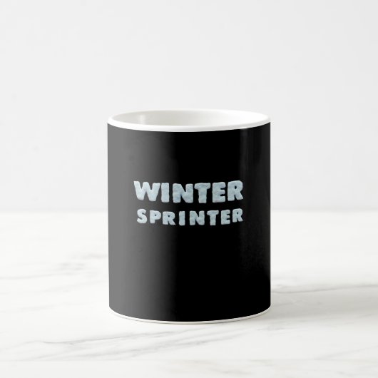 Mug Sports d'hiver - Sprinter d'hiver - Chemise de ski (Centre)