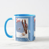 Mug Sports d'hiver - substance de ski (Gauche)