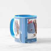 Mug Sports d'hiver - substance de ski (Devant gauche)
