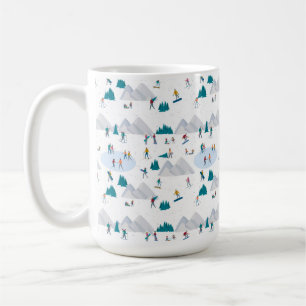 Mug Sports d'hiver Vacances Motif