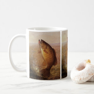 Mug Sports vintages Pêche, Poisson Brown à grande bouc