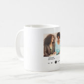 Mug Spotify cadeau personnalisé amis (Devant gauche)