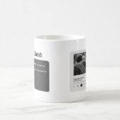 Mug Spotify Couples Cadeau pour lui Valentines jour, (Centre)