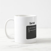 Mug Spotify Couples Cadeau pour lui Valentines jour, (Gauche)
