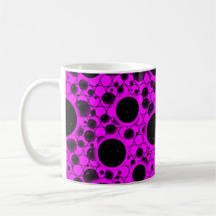Mug Spots de bulles spatiales - rose