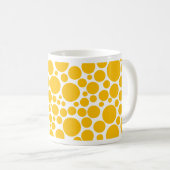 Mug Spotty Amber en blanc (Devant droit)