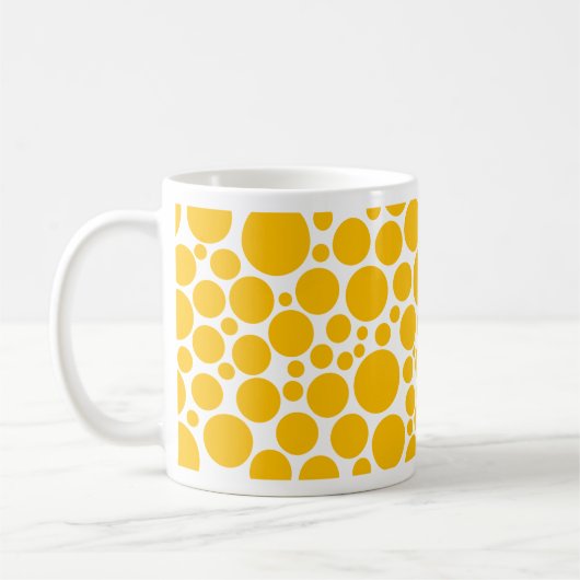 Mug Spotty Amber en blanc (Gauche)
