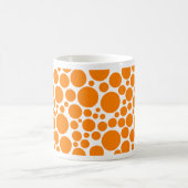 Mug Spotty Orange sur blanc (Centre)