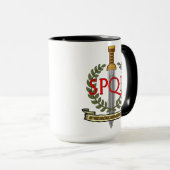 Mug SPQR Gladius - Senatus Populusque Romanus (Devant droit)