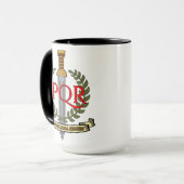 Mug SPQR Gladius - Senatus Populusque Romanus (Devant gauche)