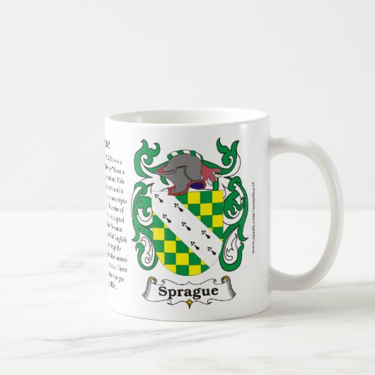 Mug Sprague, l'origine, la signification et la crête (Droite)