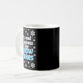 Mug Spread Kindness Like Snowflakes Insrational Quotes (Devant gauche)