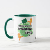 Mug SPREADSHEET NINJA du Gestionnaire de données perso (Gauche)