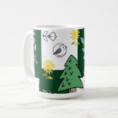 Mug Spring design women's socks (Devant gauche)