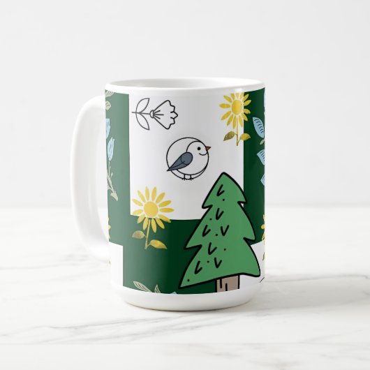 Mug Spring design women's socks  (Devant gauche)