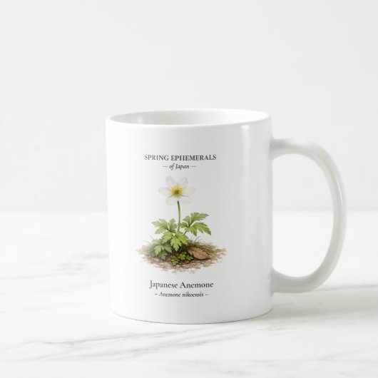 Mug Spring Ephemerals of Japan – Japanese Anemone (Droite)