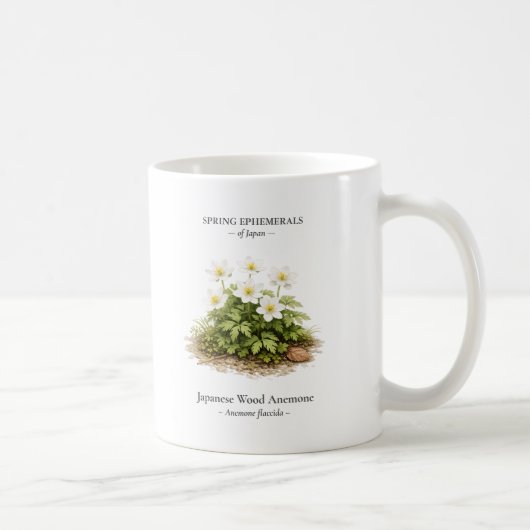 Mug Spring Ephemerals of Japan – Japanese Wood Anemone (Droite)